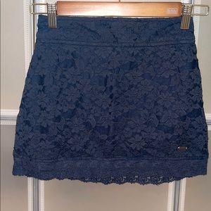 Hollister Lace Mini Skirt